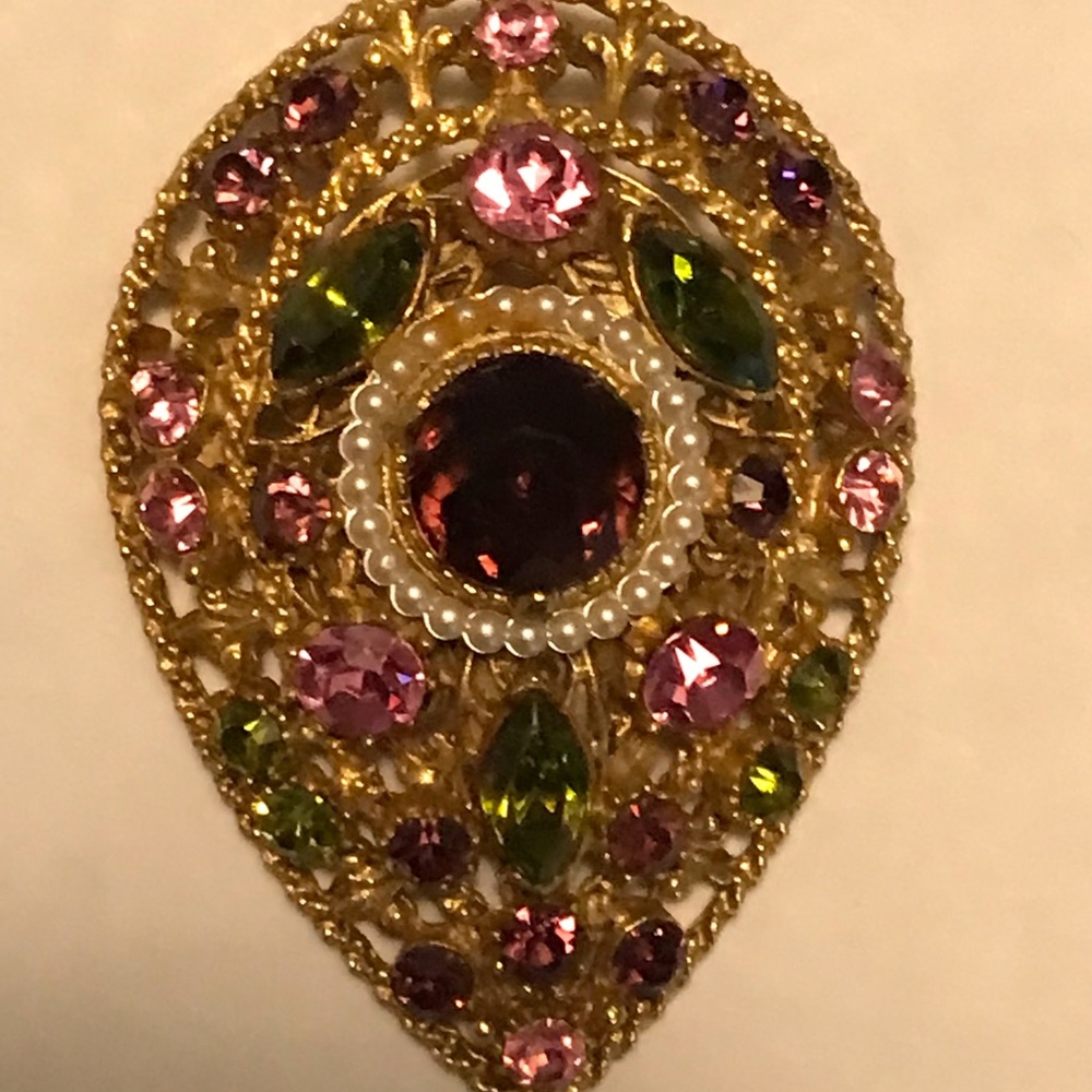 Vintage Brooch signed Florenza